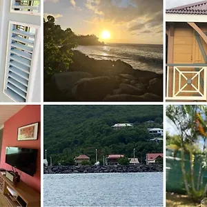 Habitation Baliache - Maison Créole Avec Jardin Privatif, à 200m Deshaies